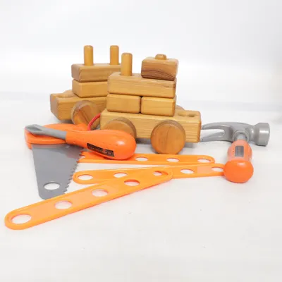 Byggesæt (Orange, Brun, Sølv) fra Smoby