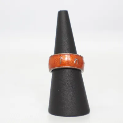 Ring (Orange, Silverfärgad) från Darling Okänd metall