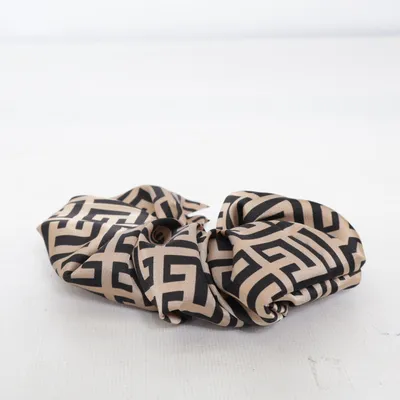 Hair tie (Beige, Black) from Hand Made