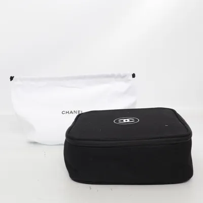 Toilettas (Zwart) van Chanel Beauté Katoen