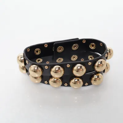 Armband (Zwart, Goud) Onbekend materiaal