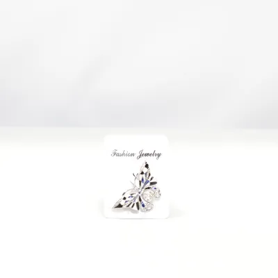 Brooch (Black, Blue, White) from Fashion Jewelry Unknown metal