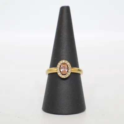 Ring (Guldfärgad, Rosa) Okänd metall