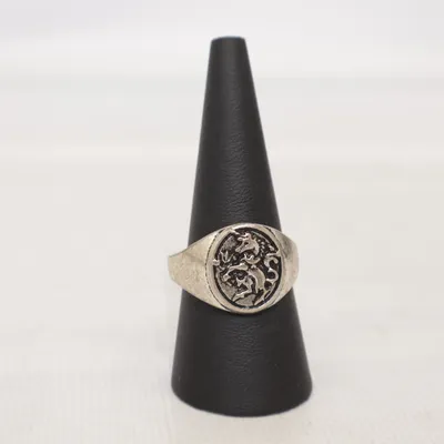Klackring (Silverfärgad) Okänd metall