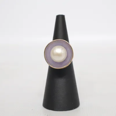 Ring (Lila, Guldfärgad, Vit) Guld