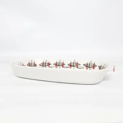 Serveringsfat (Vit, Röd, Svart) från Rörstrand