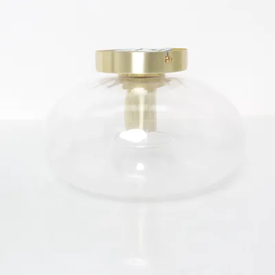Plafondlicht (Transparant, Goud, Wit) van Qazqa