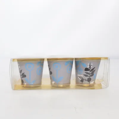 Shot glass (Gray, Blue, Black) from The Collection