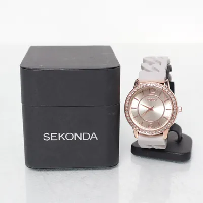 Wristwatch (Gray, Gold) from Azoza