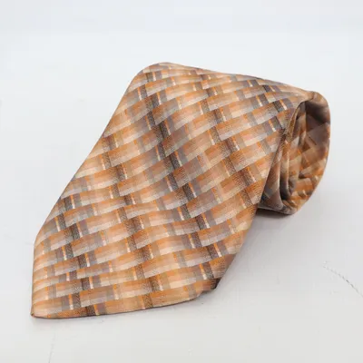Cravate (Marron, Beige, Multicolore) de Monti Soie