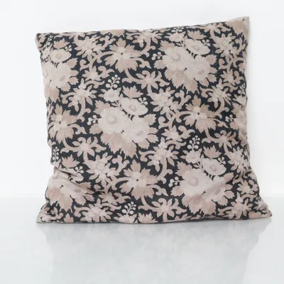 Prydnadskudde (Beige, Svart) från Zara Home Polyester