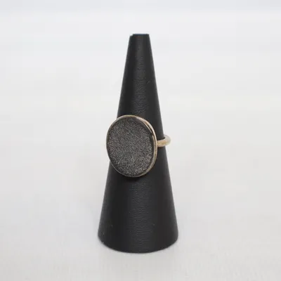 Ring (Svart, Guldfärgad) Silver