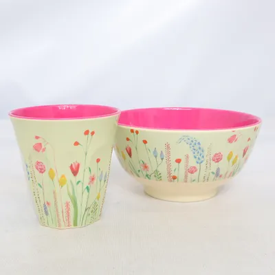 Børneservice (Beige, Pink, Flerfarvet) fra Rice