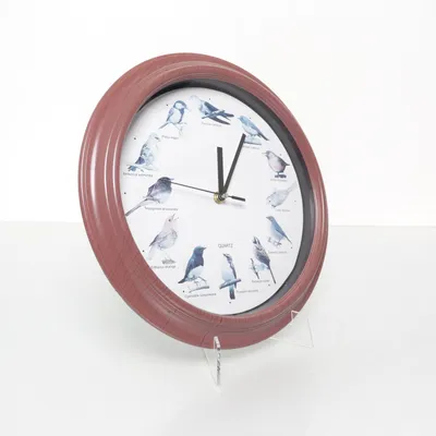Wandklok (Wit, Roze, Meerkleurig) van Quartz  