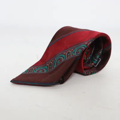 Cravate (Rouge, Marron, Multicolore) de Enrico Ceasare Soie