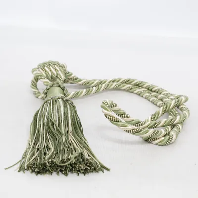 Embrasse de rideaux (Vert, Blanc)