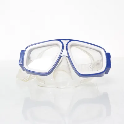 Diving mask (Transparent, Blue)