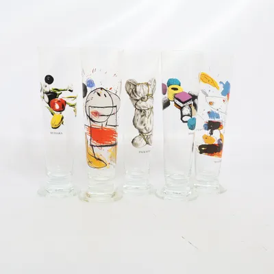 Beer glass (Transparent, Multicolored) from Lasse Åberg