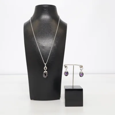 Smyckesset (Lila, Silverfärgad) från s.Oliver Silver