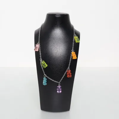 Ketting (Zilver, Meerkleurig) Onbekend materiaal