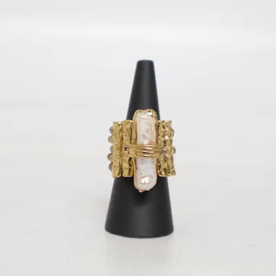 Ring (Goud, Bruin, Roze) Onbekend materiaal