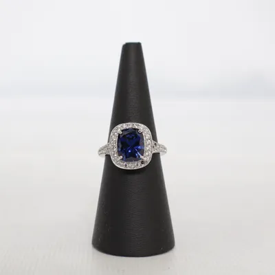 Ring (Blauw, Zilver, Transparant) van Fire Zilver