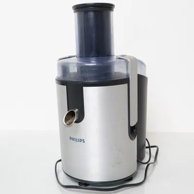 Råsaftcentrifug (Silverfärgad, Svart) från Philips