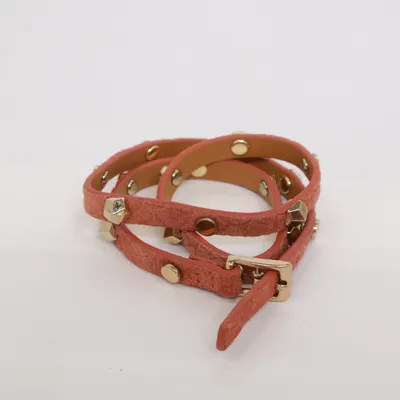 Armband (Rosa) från Stylesnob Okänd metall, Skinn
