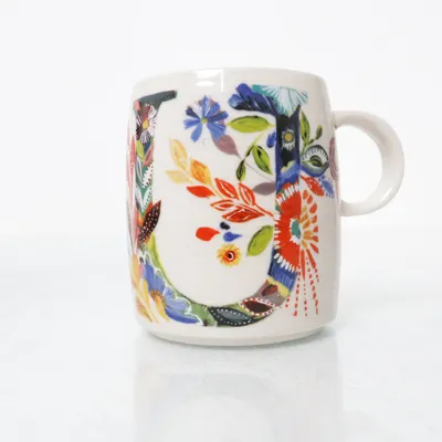 Mugg (Vit, Flerfärgad)