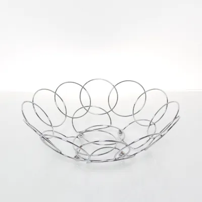 Fruktskål (Silverfärgad)