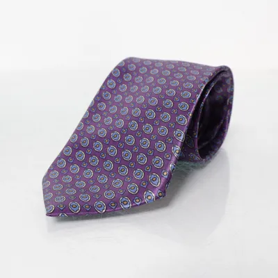 Tie (Purple, Multicolored) from Pierre Laffitte