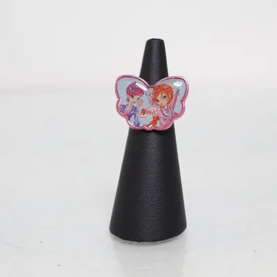 Ring (Pink, Flerfarvet) Ukendt metal