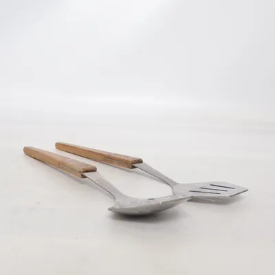 Saladebestek (Zilver, Bruin)