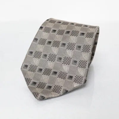 Cravate (Gris, Noir) de Stafford Soie