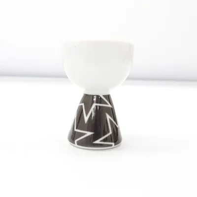 Egg cup (White, Black) from Goebel