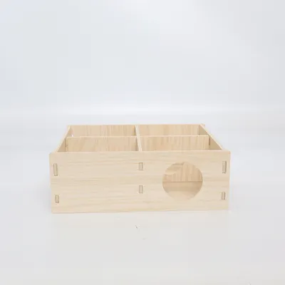 Husdjurstillbehör (Hamsterhus med 4 rum og låg/tag 🐹)