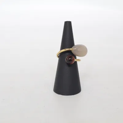 Ring (Guld, Brun) Ukendt metal