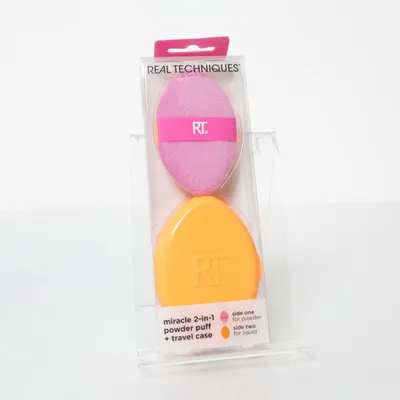 Puderpuff (Orange, Lila, Rosa) från Real Techniques