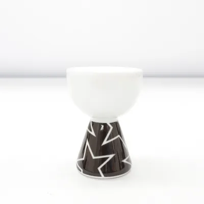 Egg cup (White, Black) from Goebel