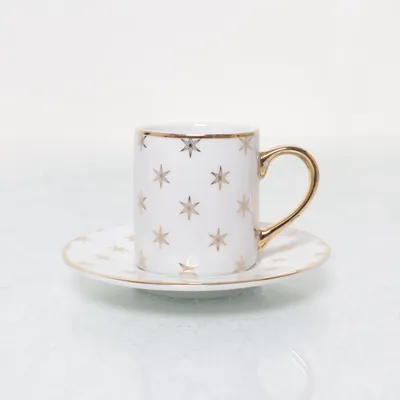 Kopp (Vit, Guldfärgad) från H&M Home