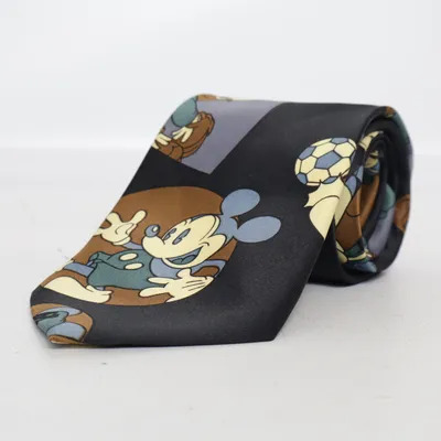 Cravate (Noir, Multicolore) de High Fashion Soie
