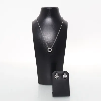 Jewelry set (Silver) Unknown metal