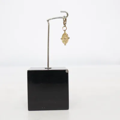 Charm (Gold, Blue) from Bijou Brigitte Silver, Unknown metal, Gold plated