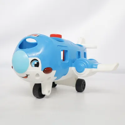Leksaksflygplan (Blå, Vit, Röd) från Fisher Price