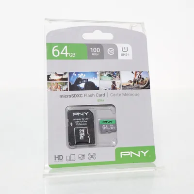 Minneskort (Svart) från PNY