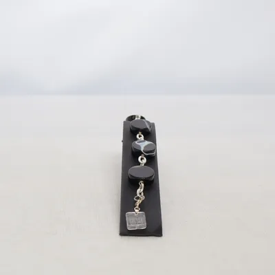 Bracelet (Black, Silver) from Åska Unknown metal