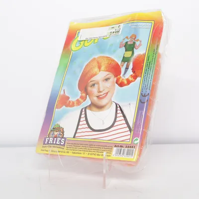 Pruik (Rood, Meerkleurig) van Fries