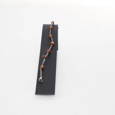 Armband (Transparent, Brun) Okänd metall