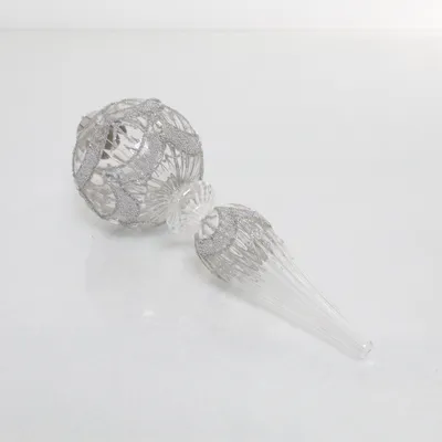 Julgranspynt (Silverfärgad, Transparent)