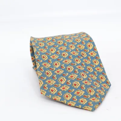 Tie (Blue, Multicolored) from Ermenegildo Zegna Silk
